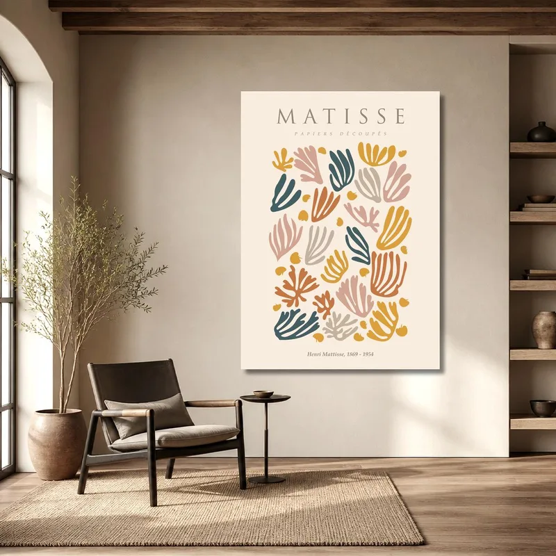 Matisse Papiers Découpés canvas wall art