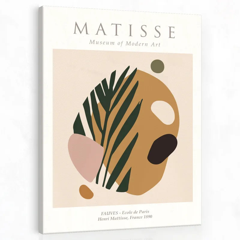 Leinwanddruck matisse abstrakte blätter