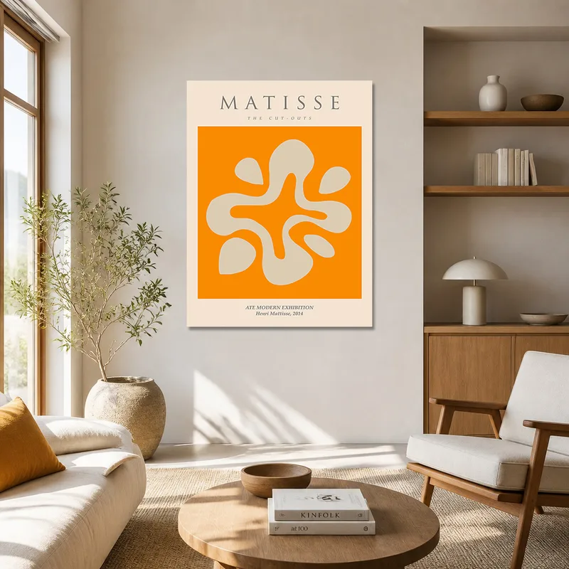 Matisse los recortes cuadro en lienzo