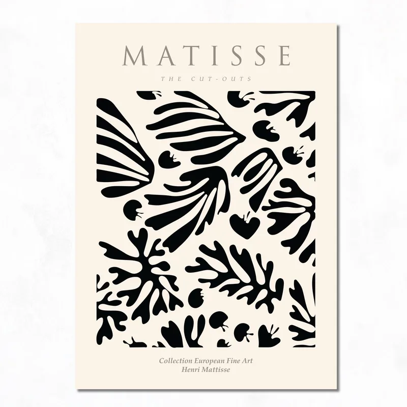 Collages di Matisse stampa su tela