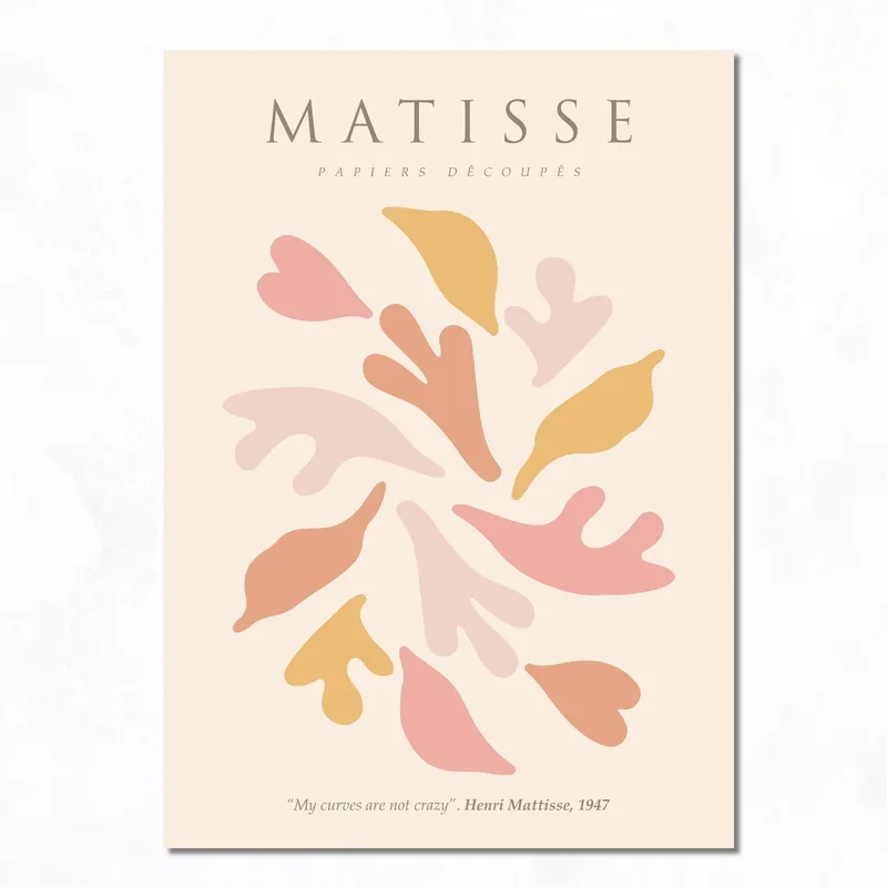 Fine art print matisse papiers découpés