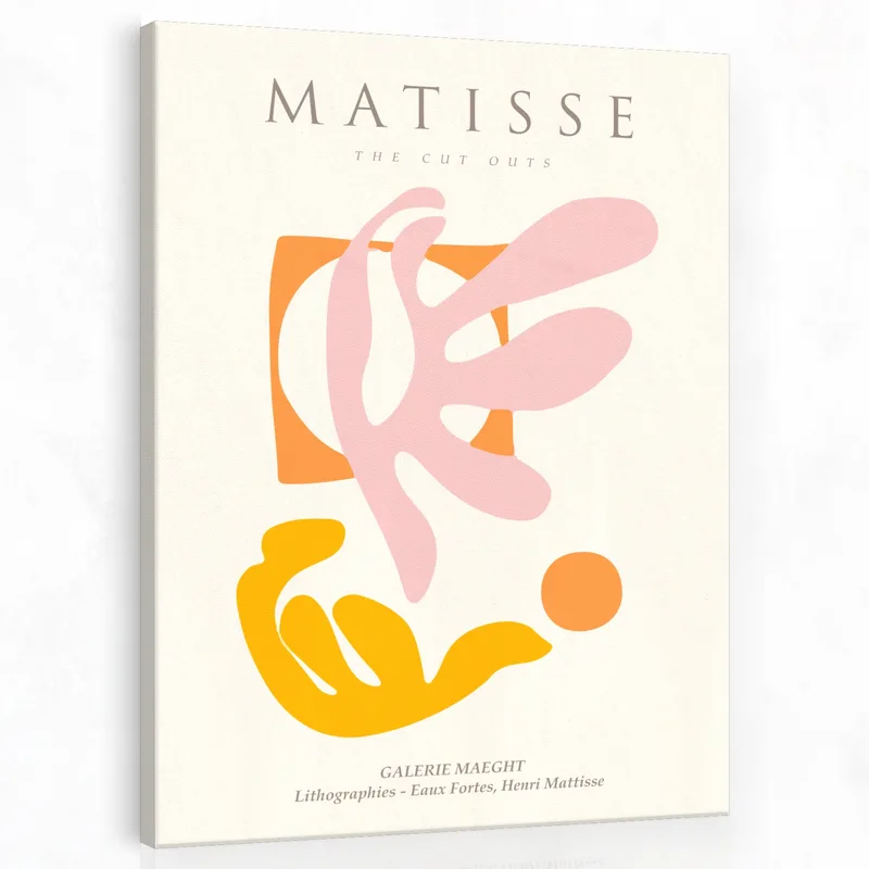 Matisse Schnittmuster drucken auf leinwand