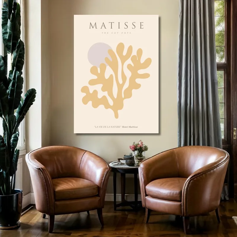 Recortes de Matisse cuadro en lienzo