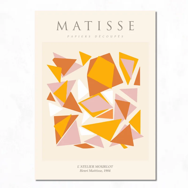 Canvas print abstract geometric composition