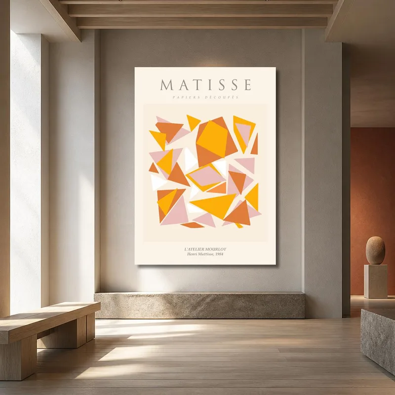 Canvas print abstract geometric composition