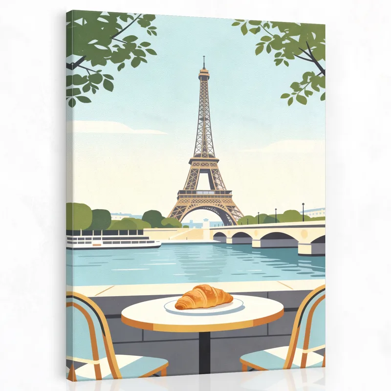 Vue de la Tour Eiffel tableau moderne