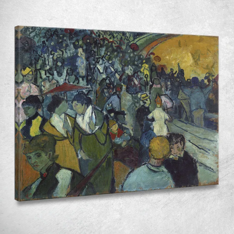 Les Arènes 1888 Vincent van Gogh tableau impression sur toile