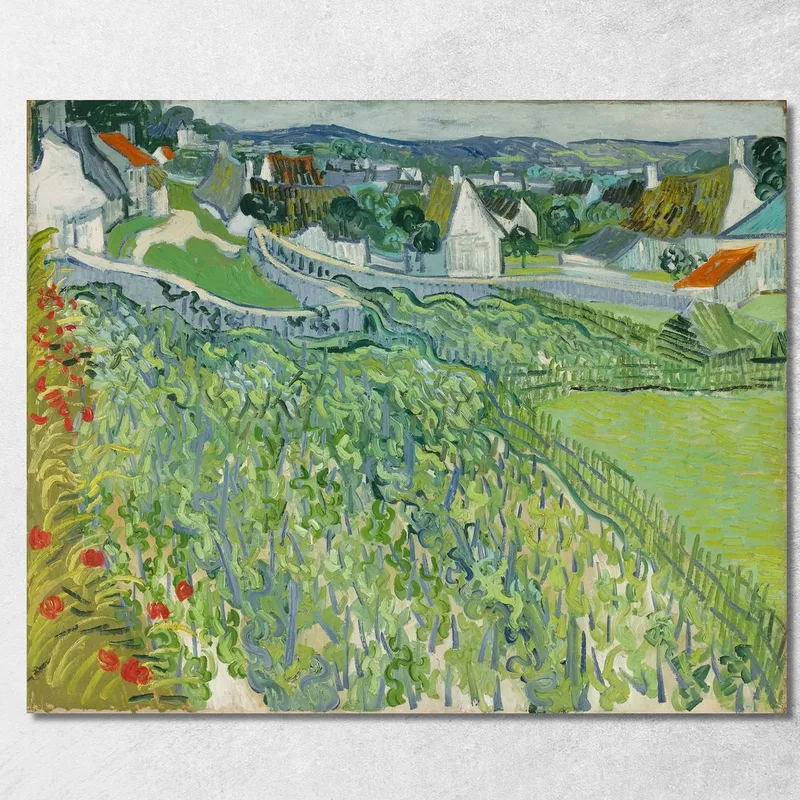 Vigneti Ad Auvers Vincent van Gogh