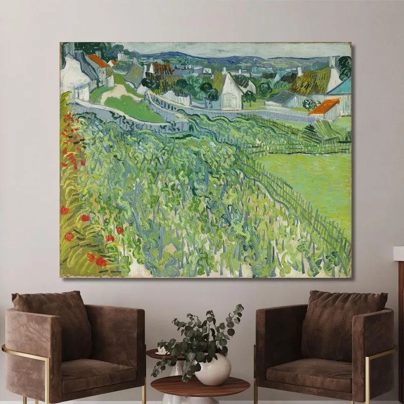 Vigneti Ad Auvers Vincent van Gogh