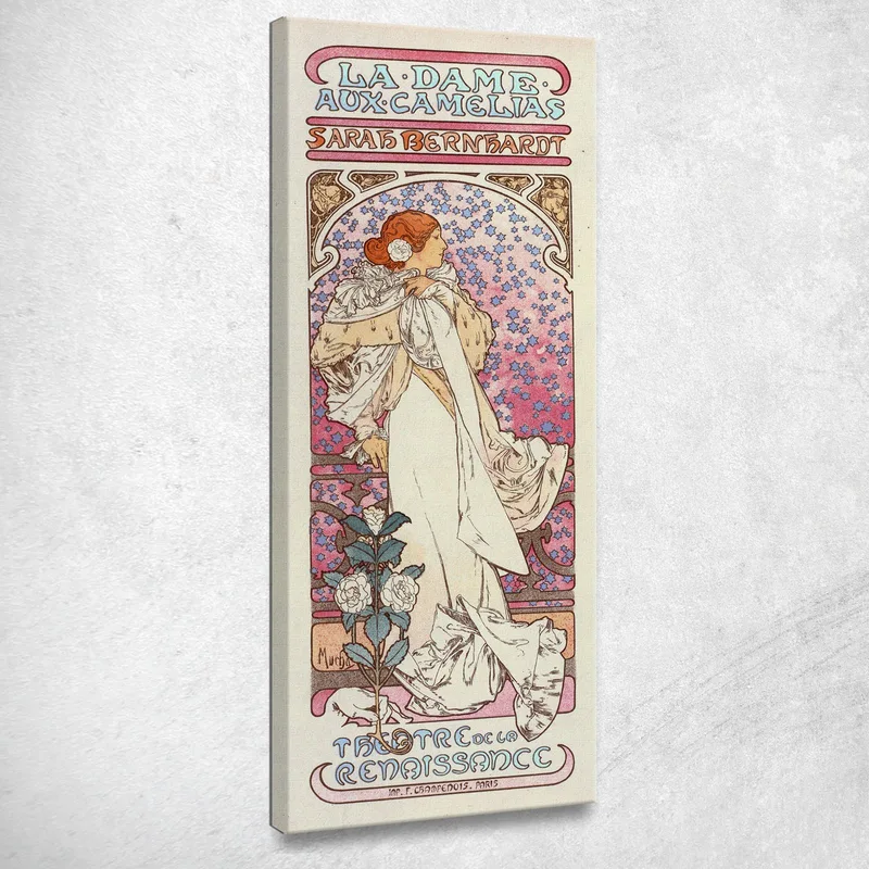 La Signora Delle Camelie Alphonse Mucha