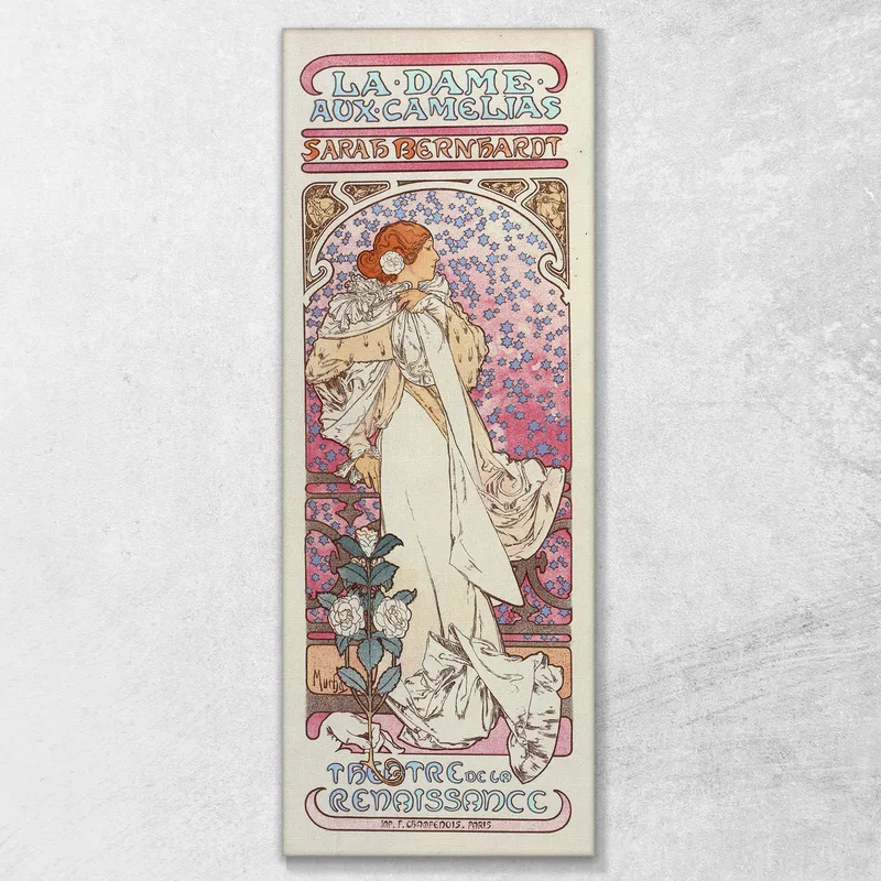 La Signora Delle Camelie Alphonse Mucha