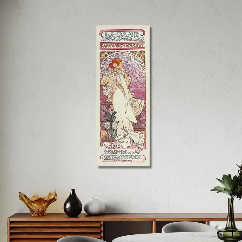 La Signora Delle Camelie Alphonse Mucha