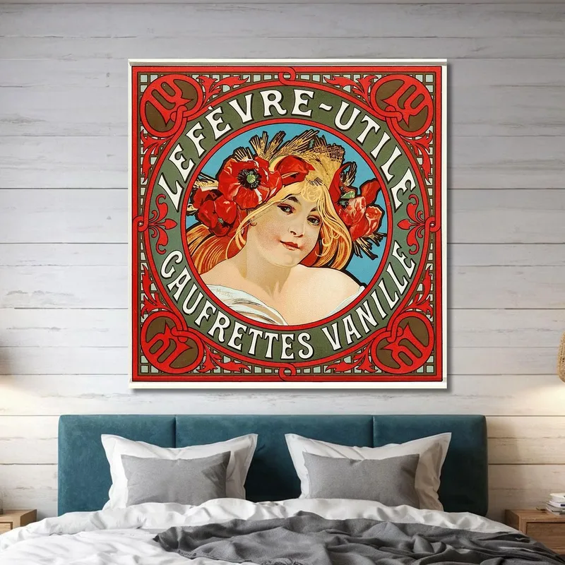 Lefèvreutile Vanilla Wafers Alphonse Mucha