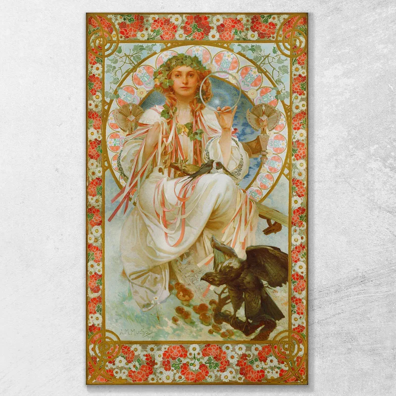 Portrait Of Josephine Crane Alphonse Mucha