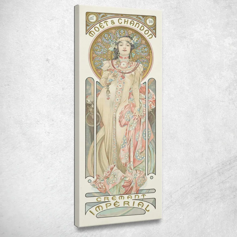 Moët E Chandon Secco Imperiale Alphonse Mucha