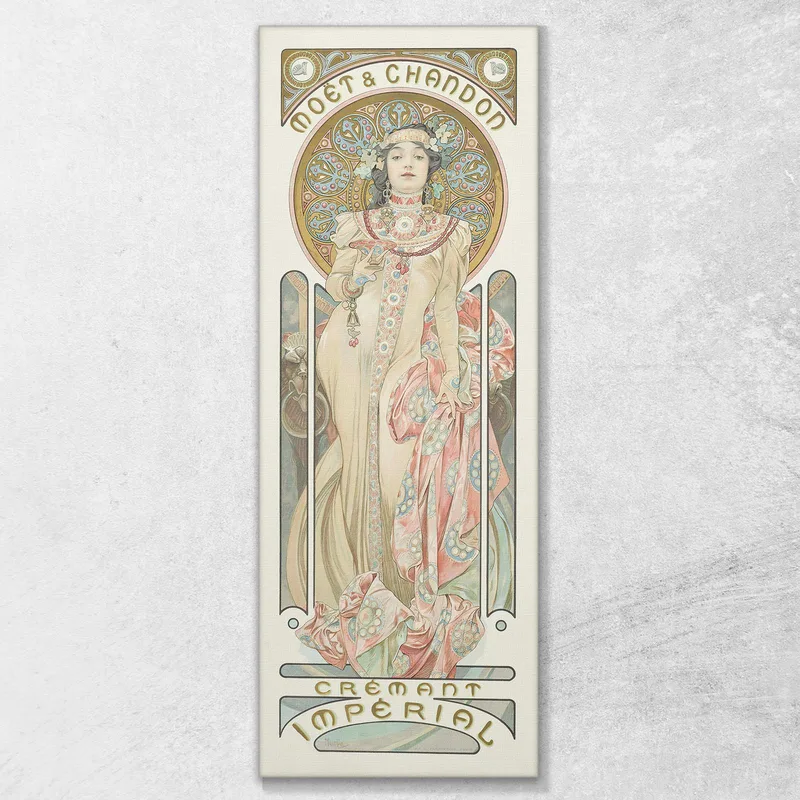 Moët E Chandon Secco Imperiale Alphonse Mucha