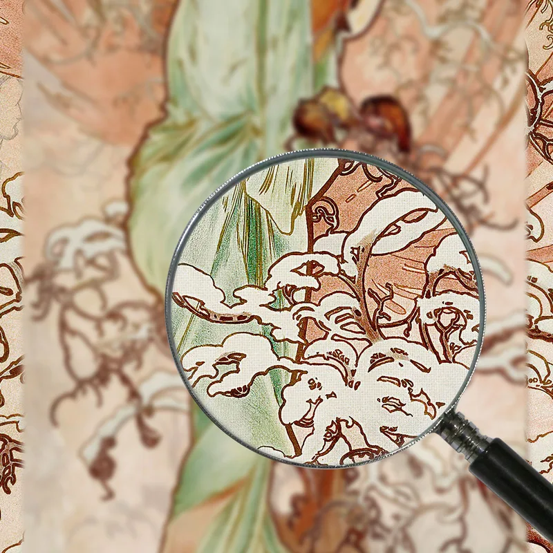 Saison Des Fours D'Hiver Alphonse Mucha