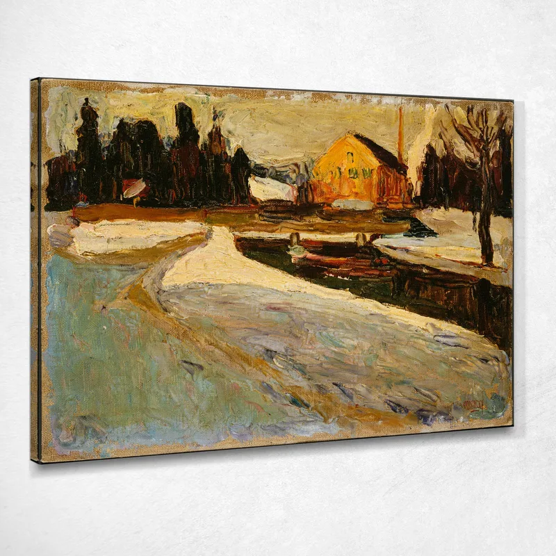 Soleil D'Hiver De Schwabing 1901 Wassily Kandinsky