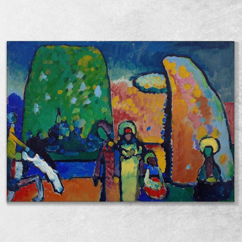 Etude Sur L'Improvisation N°2 Marche Funèbre Wassily Kandinsky