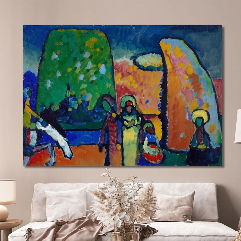 Etude Sur L'Improvisation N°2 Marche Funèbre Wassily Kandinsky