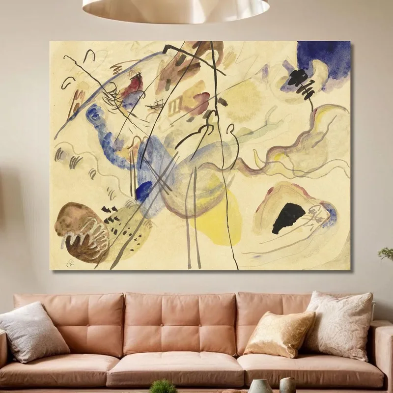 Improvisación Sin Título Wassily Kandinsky