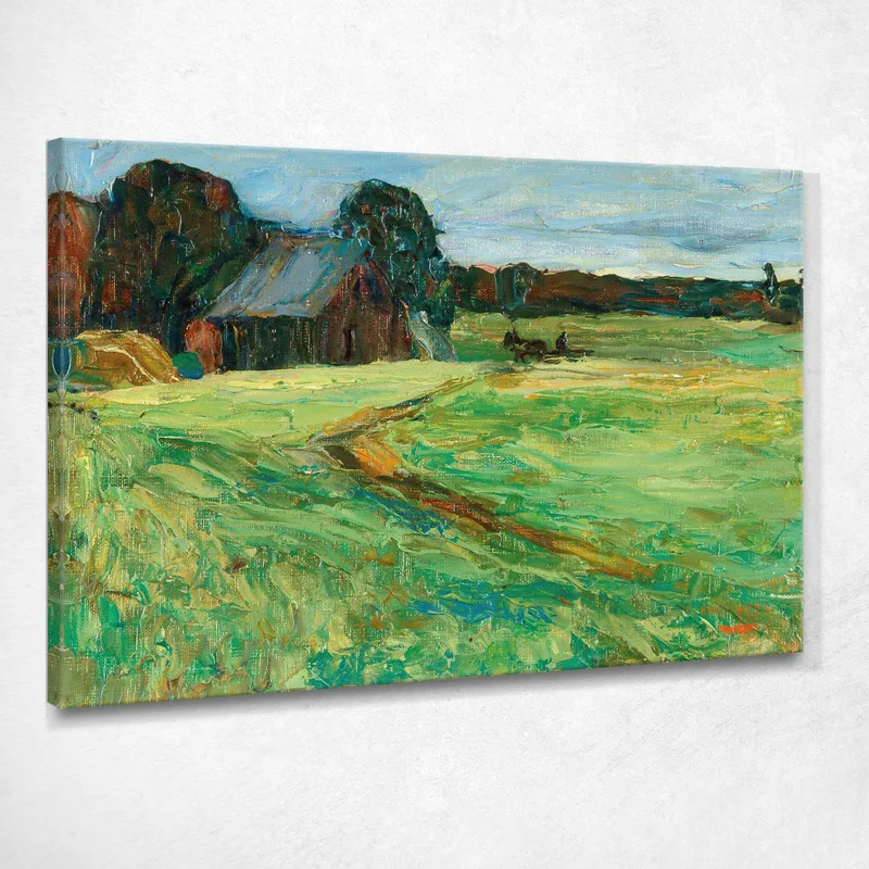 Vasilevskoë Scheune Mit Pony Wassily Kandinsky