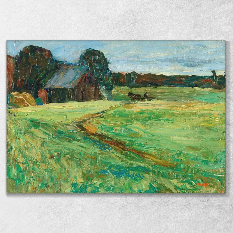 Vasilevskoë Scheune Mit Pony Wassily Kandinsky
