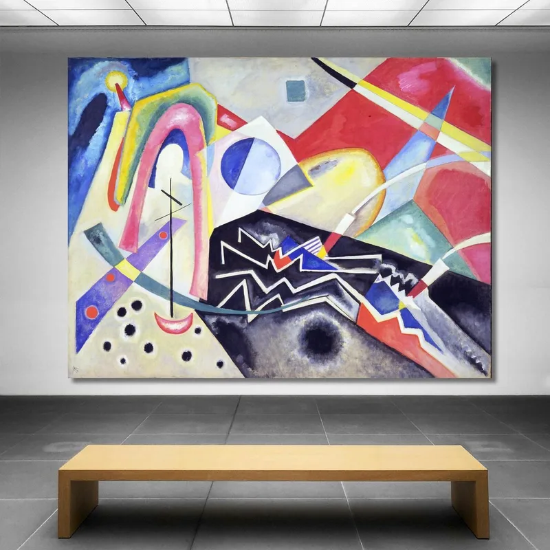 Zig Zag Bianchi 1922 Wassily Kandinsky