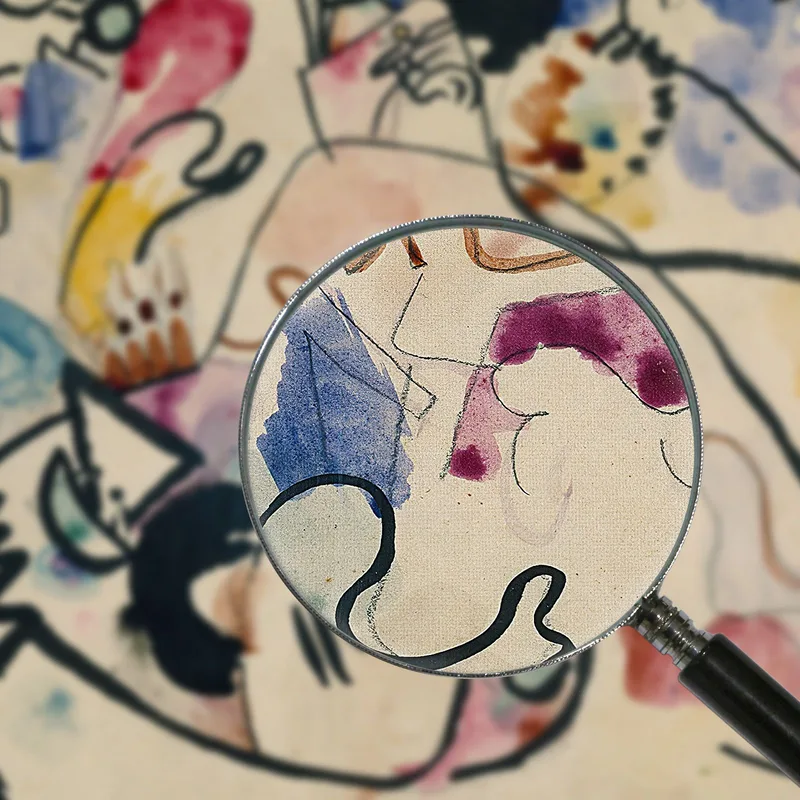 Aquarelle N°8 Jour Du Jugement Wassily Kandinsky