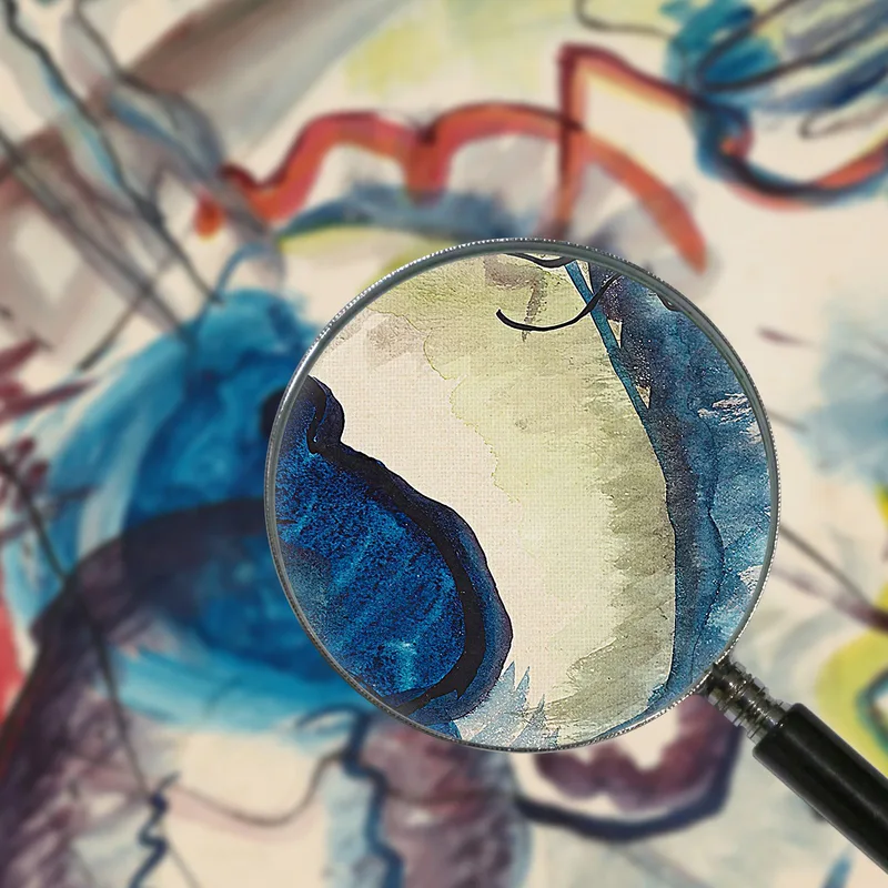 Entwurf Für Bild Mit Weißem Rand Wassily Kandinsky