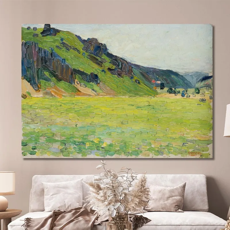 Kallmünz Light Green Mountains Wassily Kandinsky