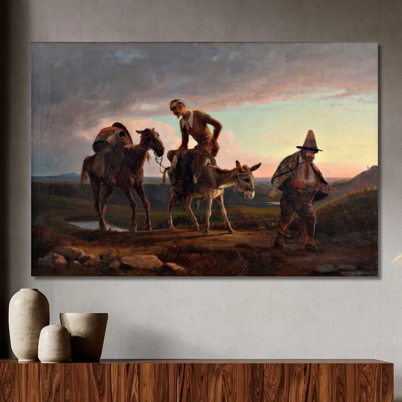 Don Quijotes Erste Heimfahrt Wilhelm Marstrand