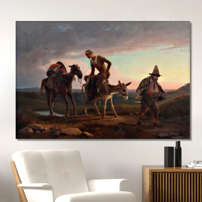 Don Quijotes Erste Heimfahrt Wilhelm Marstrand
