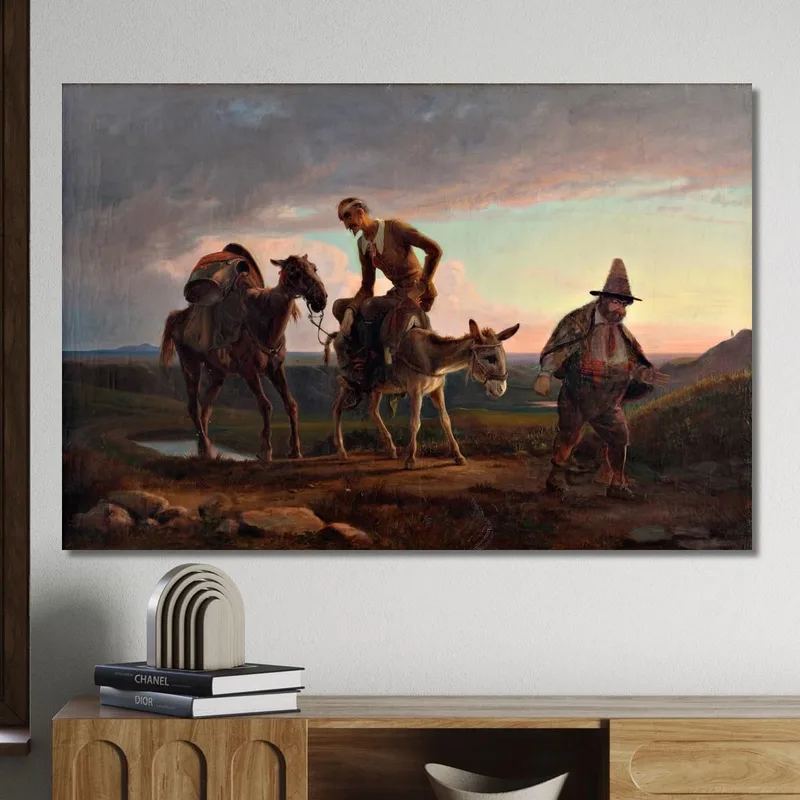 Don Quijotes Erste Heimfahrt Wilhelm Marstrand
