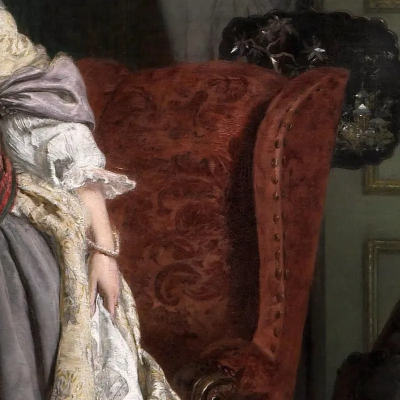 Pope Corteja A Lady Mary Wortley Montagu William Powell Frith