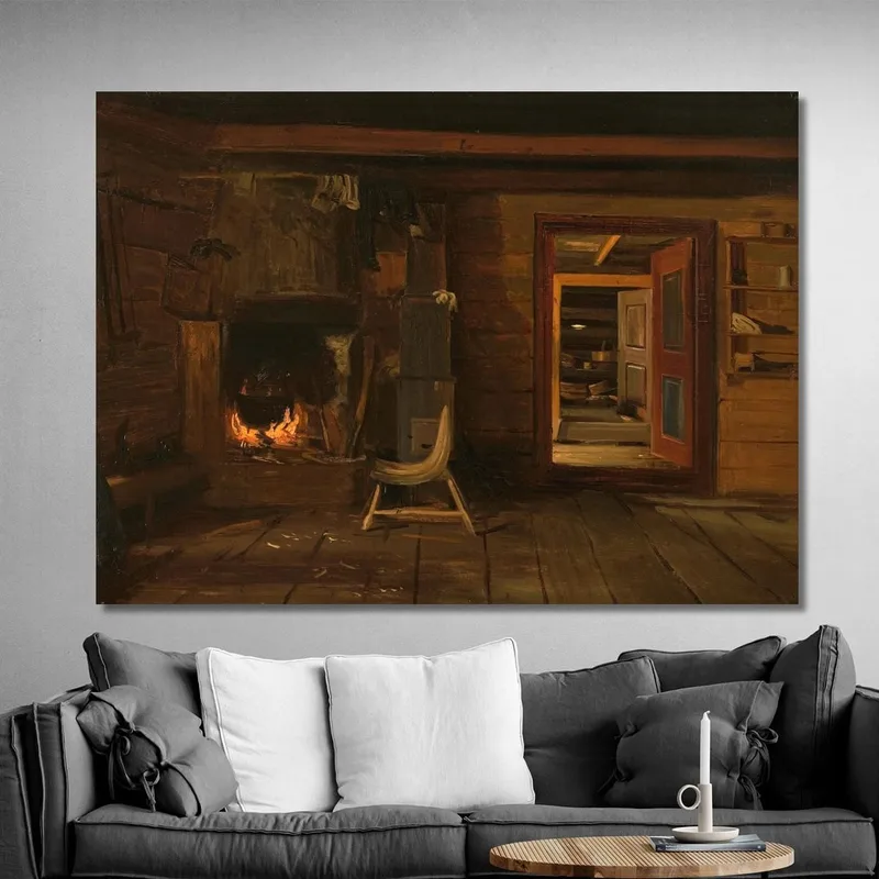 Interior De Haslemo Setesdal Amaldus Nielsen