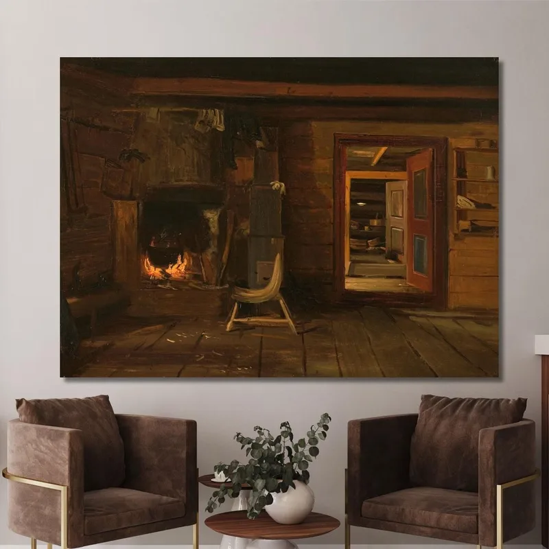 Interior De Haslemo Setesdal Amaldus Nielsen