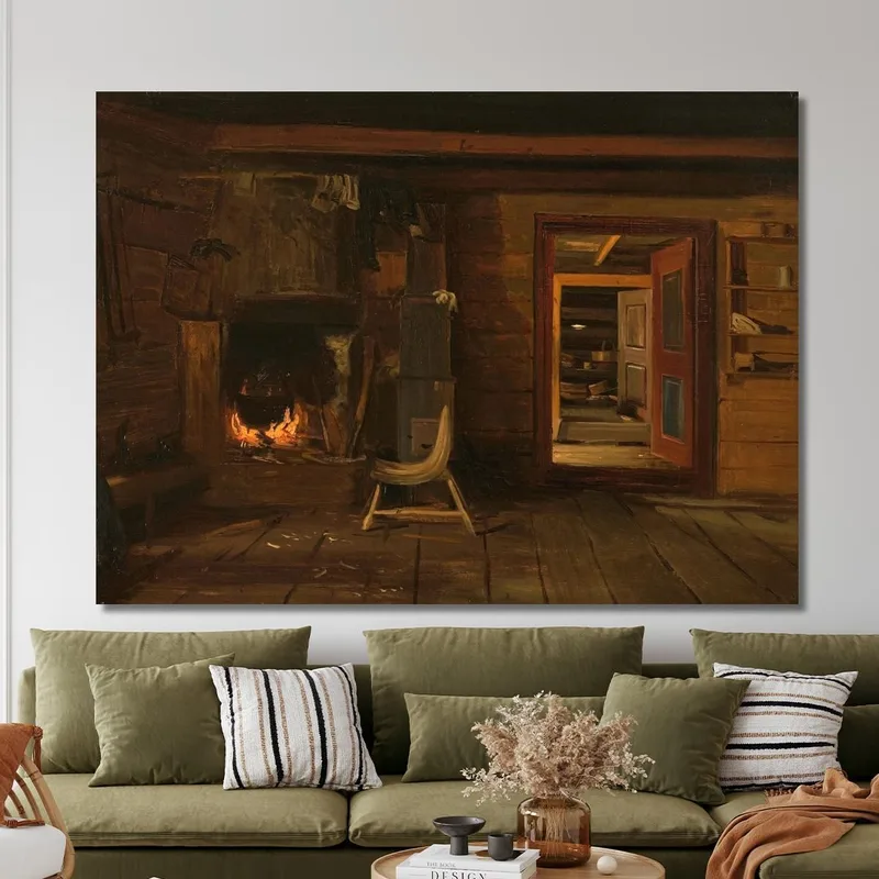 Interior De Haslemo Setesdal Amaldus Nielsen