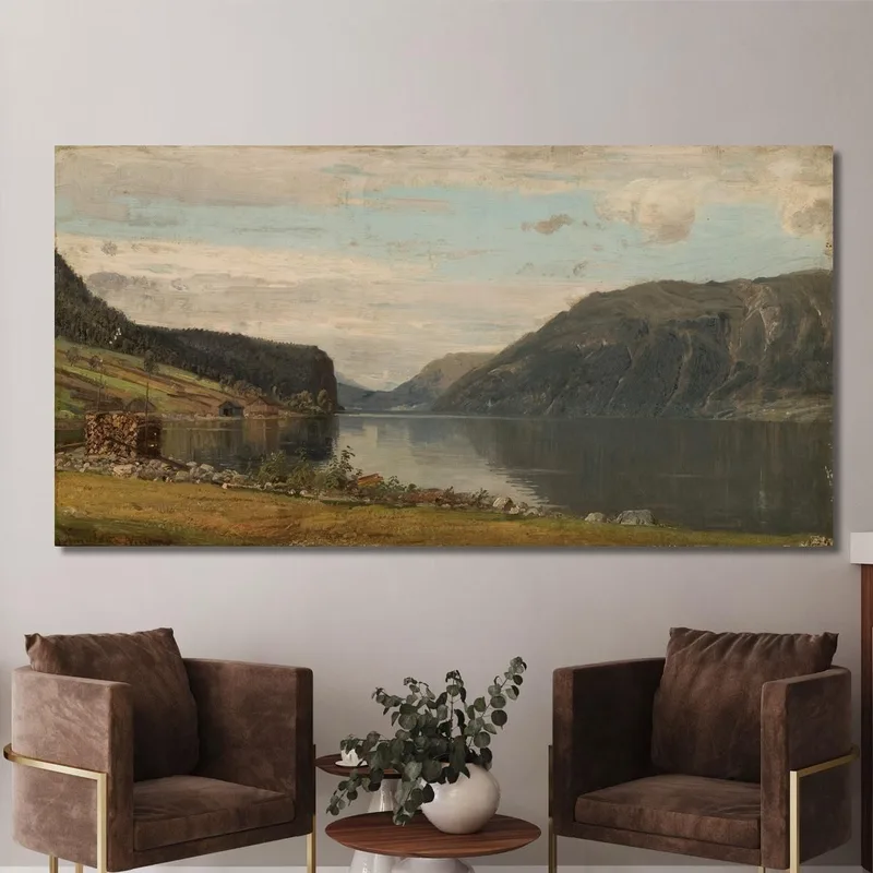 Kirkhorn. Hornindalsvann Amaldus Nielsen