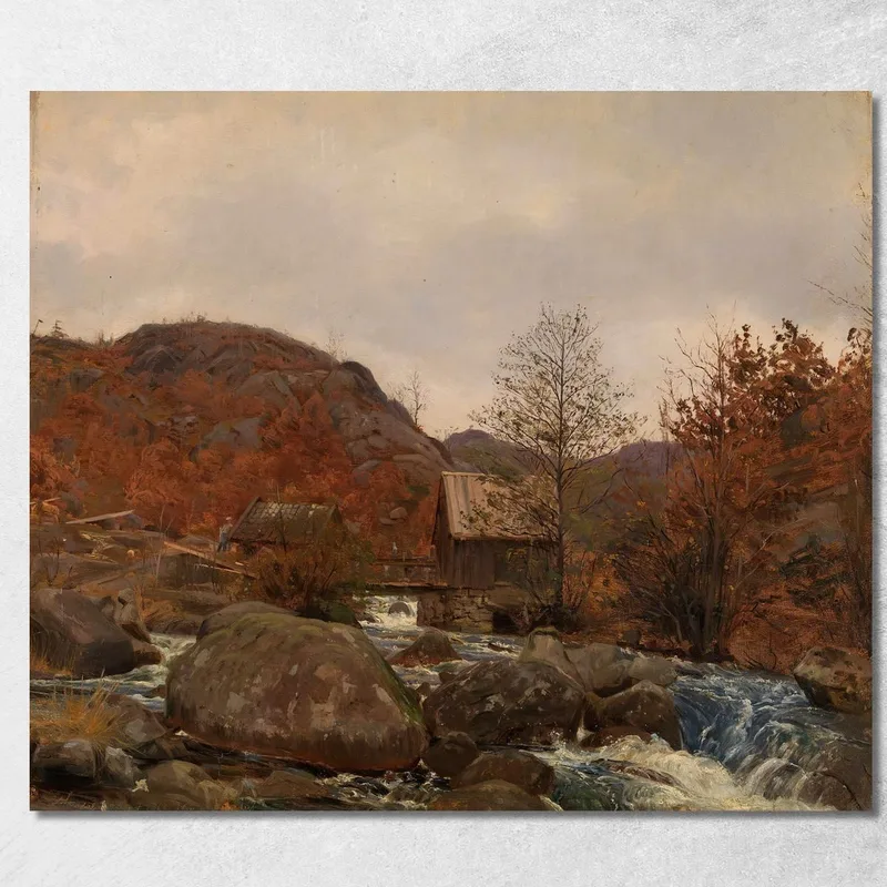 Mühle Bei Frostestad Nahe Mandal Amaldus Nielsen
