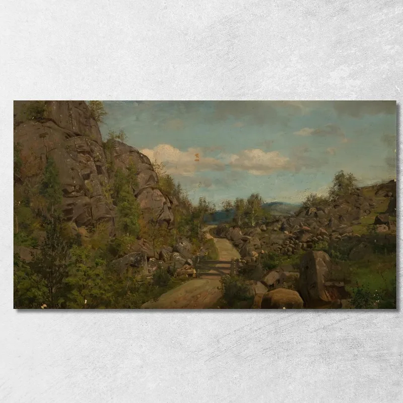 Morgenstimmung Bei Froislandsveien Mandal Amaldus Nielsen
