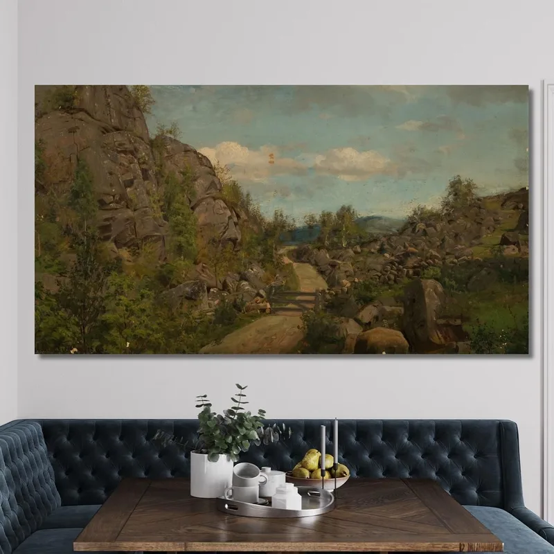 Morgenstimmung Bei Froislandsveien Mandal Amaldus Nielsen