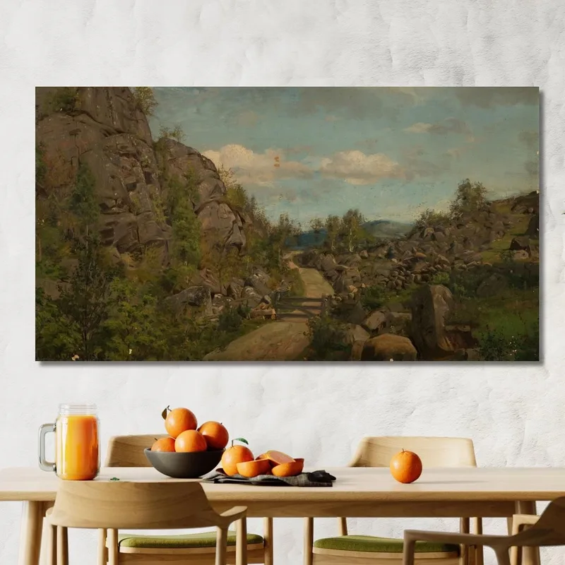 Morgenstimmung Bei Froislandsveien Mandal Amaldus Nielsen