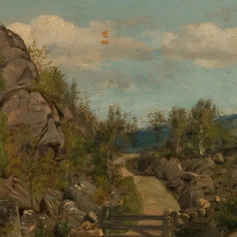Morgenstimmung Bei Froislandsveien Mandal Amaldus Nielsen