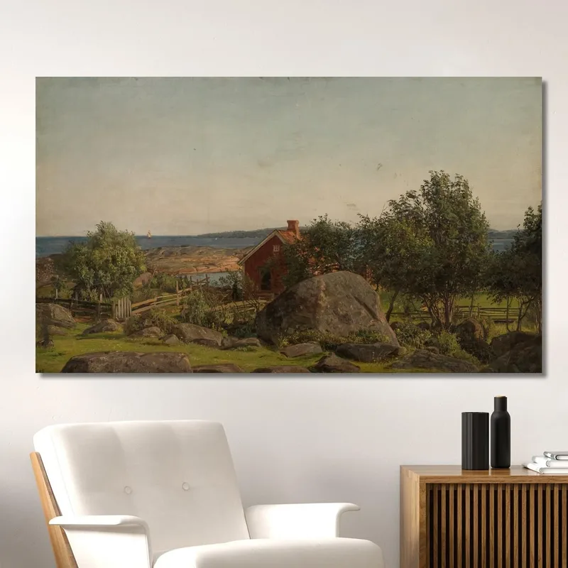 Sommerabend Im Schärengarten Amaldus Nielsen