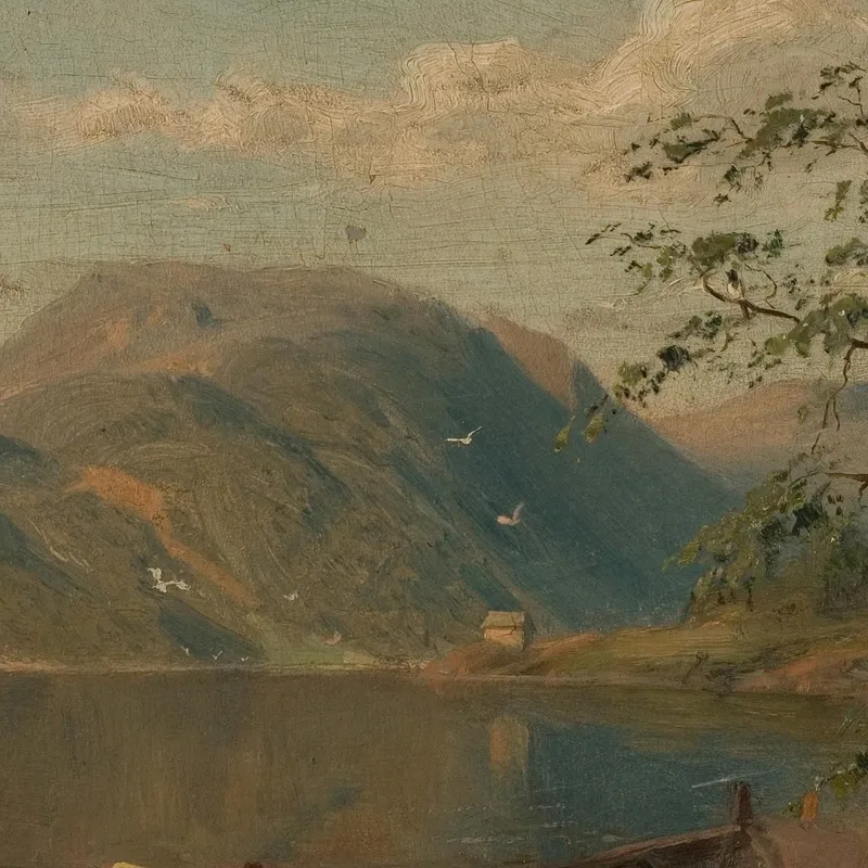 Strandpartie In Hardanger Amaldus Nielsen