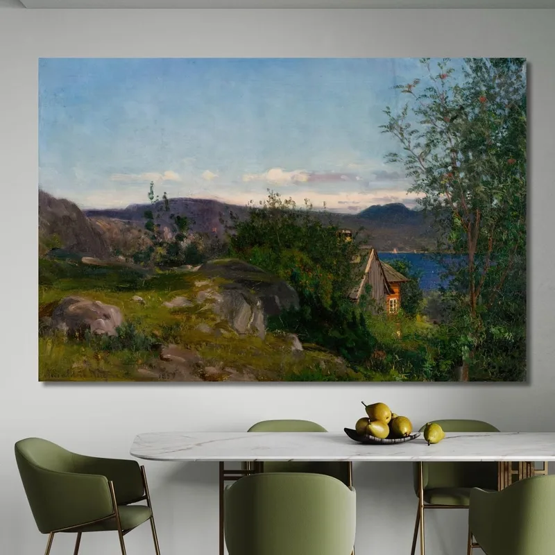At Gjermundshavn Hardanger Amaldus Nielsen