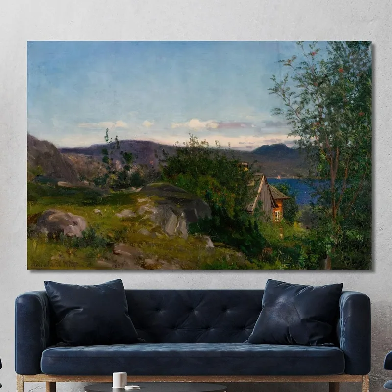 At Gjermundshavn Hardanger Amaldus Nielsen