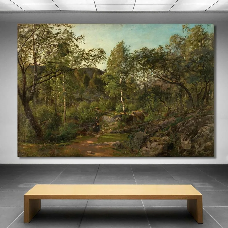 Bosque De Ulvegildeskogen En Mandal Amaldus Nielsen