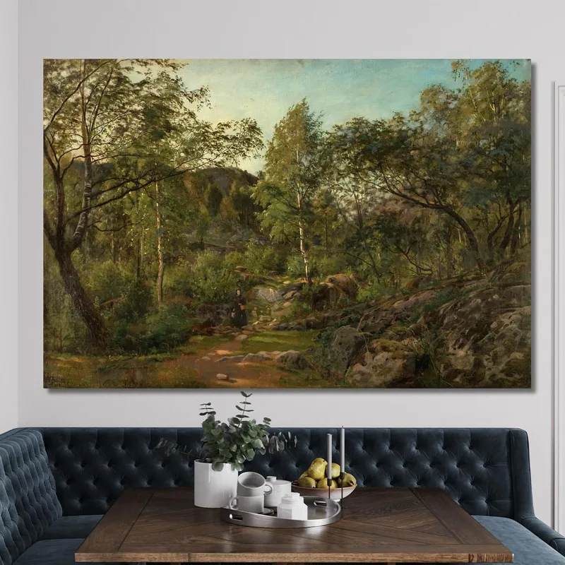 Bosque De Ulvegildeskogen En Mandal Amaldus Nielsen